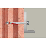 fischer Langschaftdübel DuoXpand 10x160 FUS  hellgrau/rot, 10 Stück