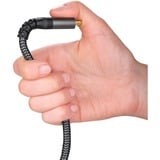 goobay Plus High-Speed-HDMI-Kabel mit Ethernet, 4K @ 60Hz grau, 0,5 Meter
