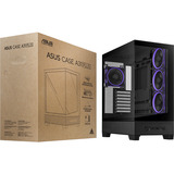 ASUS A31 PLUS TG ARGB , Tower-Gehäuse schwarz, Tempered Glass x 2
