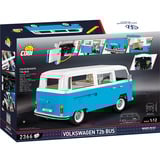 COBI Volkswagen T2b Bus, Konstruktionsspielzeug hellblau/weiß, Maßstab 1:12