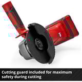 EINHELL Power X-Change Akku-Winkelschleifer TC-AG 18/115 Li-Solo, 18Volt rot/schwarz, ohne Akku und Ladegerät
