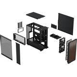 Fractal Design North Charcoal Black TG Dark, Tower-Gehäuse schwarz, Tempered Glass-Version