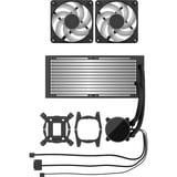 Fractal Design Radius 240 RGB Black, Wasserkühlung schwarz