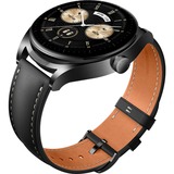 Huawei Watch Buds (Saga-B19T), Smartwatch schwarz, schwarzes Lederamband, inkl. Kopfhörer