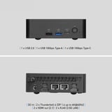 MSI Cubi NUC AI+ 3MG-006DE, Mini-PC schwarz, Windows 11 Pro