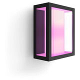 Philips HUE White & Color Ambiance Impress Outdoor breite Wandleuchte, LED-Leuchte schwarz