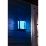 Philips HUE White & Color Ambiance Impress Outdoor breite Wandleuchte, LED-Leuchte schwarz