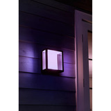 Philips HUE White & Color Ambiance Impress Outdoor breite Wandleuchte, LED-Leuchte schwarz