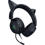 Razer Kraken Kitty V3 X Black, Gaming-Headset schwarz/grün, 3,5-mm-Klinkenstecker