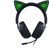 Razer Kraken Kitty V3 X Black, Gaming-Headset schwarz/grün, 3,5-mm-Klinkenstecker