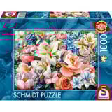 Schmidt Spiele Blumen in Pastell, Puzzle 1000 Teile