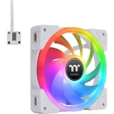 Thermaltake SWAFAN EX14 RGB PC Cooling Fan White TT Premium Edition, Gehäuselüfter weiß, 3er Pack, inkl. Controller, 140 mm