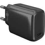 goobay Apple Lightning / USB-C PD-Ladeset 20 Watt, Ladegerät schwarz, 1 Meter Kabel, PD