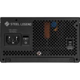 ASRock Steel Legend SL-1000G, PC-Netzteil schwarz, 1x 12-Pin High Power GPU, 3x PCIe, Kabelmanagement, 1000 Watt