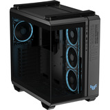 ASUS TUF GAMING GT502 HORIZON ARGB , Tower-Gehäuse schwarz, Tempered Glass x 2