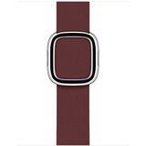 Apple Modernes Lederarmband, Uhrenarmband dunkelrot, Small, Apple Watch (40 mm)