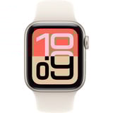 Apple Watch SE 3, Smartwatch silber, Aluminium, 40 mm, Sportarmband polarstern M/L, Cellular