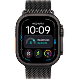 Apple Watch Ultra 4, Smartwatch Titan schwarz, 49 mm, Milanaise Armband Titan schwarz M, Cellular