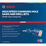 Bosch EXPERT Power Change Plus Adapter, Hex 11mm blau, 2-teilig, mit TCT Zentrierbohrer Ø 8,5mm x105mm