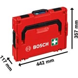Bosch Professional DIN-konformes Erste-Hilfe-Set, in L-BOXX 102, Erste Hilfe rot