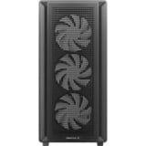 DeepCool CC550 4F, Tower-Gehäuse schwarz, Tempered Glass 
