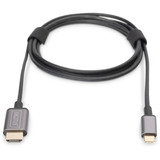 Digitus USB-C Adapterkabel USB-C > HDMI A, 4K @ 30HZ schwarz, 1,8 Meter