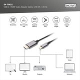 Digitus USB-C Adapterkabel USB-C > HDMI A, 4K @ 30HZ schwarz, 1,8 Meter