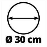 EINHELL Flächenreiniger 4144015, Waschbürste rot/schwarz, für TC-HP / TE-HP