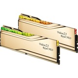 G.Skill DIMM 32 GB DDR5-6000 (2x 16 GB) Dual-Kit, Arbeitsspeicher gold, F5-6000J2836G16GX2-TR5NG, Trident Z5 Royal Neo, AMD EXPO