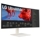 LG UltraWide 38BR85QC-W, LED-Monitor 95.3 cm (37.5 Zoll), weiß, WQHD+, Nano-IPS, Curved, HDMI, DP, USB-C, USB-Hub, 144Hz Panel