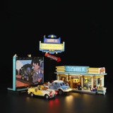 Lumibricks Night Glow Drive-in, Konstruktionsspielzeug 