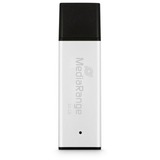 MediaRange High performance 64 GB, USB-Stick silber/schwarz, USB-A 3.2 Gen 1