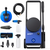 Nilfisk Hochdruckreiniger Core 130-6 PowerControl - Garden & Carwash blau/schwarz, 1.500 Watt
