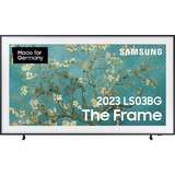 SAMSUNG The Frame GQ-65LS03BG, QLED-Fernseher 163 cm (65 Zoll), schwarz, UltraHD/4K, HDR 10+, SmartTV, HD+, 100Hz Panel