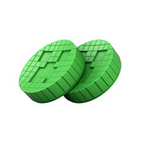 SteelSeries KontrolFreek No-Slip Thumb Grips – Creeper Edition, Kappe grün, 2 Stück, für Nintendo Switch 2 Joy-Cons / Pro Controller