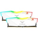 Team Group DIMM 16 GB DDR4-3200 (2x 8 GB) Dual-Kit, Arbeitsspeicher weiß, TF4D416G3200HC16FDC01, Delta RGB, INTEL XMP