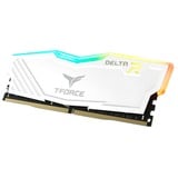 Team Group DIMM 16 GB DDR4-3200 (2x 8 GB) Dual-Kit, Arbeitsspeicher weiß, TF4D416G3200HC16FDC01, Delta RGB, INTEL XMP
