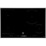 BEKO HII 84500 FHTX, Autarkes Kochfeld schwarz/silber, 77 cm