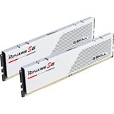 G.Skill DIMM 64 GB DDR5-5200 (2x 32 GB) Dual-Kit, Arbeitsspeicher weiß, F5-5200J3636D32GX2-RS5W, Ripjaws S5, INTEL XMP