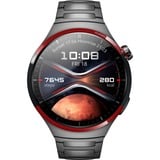 Huawei Watch 4 Pro Space Edition (Medes-L19MN), Smartwatch dunkelgrau, Armband aus Titanium, Gehäuse aus Titaniumlegierung