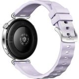 Huawei Watch GT 6 41mm (Konsu-B19FC), Smartwatch silber, violettes Fluorelastomerarmband
