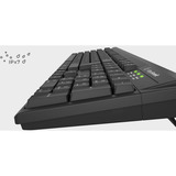KeySonic KSK-8008U-IP, Tastatur schwarz, DE-Layout, Rubberdome