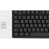 KeySonic KSK-8008U-IP, Tastatur schwarz, DE-Layout, Rubberdome