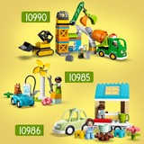 LEGO 10990 DUPLO Baustelle mit Baufahrzeugen, Konstruktionsspielzeug 