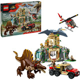 76976 Jurassic World Spinosaurier & Quetzalcoatlus: Hubschrauber-Einsatz, Konstruktionsspielzeug