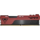 Patriot DIMM 64 GB DDR4-4000 (2x 32 GB) Dual-Kit, Arbeitsspeicher schwarz/rot, PVE2464G400C0K, Viper Elite II, INTEL XMP