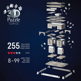 Ravensburger 3D Puzzle Iconics: Triumphbogen Paris - mit Licht 216 Teile