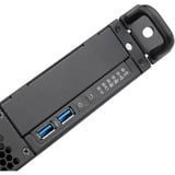 SilverStone RM100 1U-Rackmount, Rack, Server-Gehäuse 1 Höheneinheit