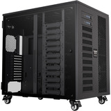 Thermaltake AX1000 TG AI Workstation, Big-Tower-Gehäuse schwarz, Dual System Case, Tempered Glass