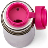 Affenzahn Trinkflasche Eule pink/edelstahl, 0,33 Liter